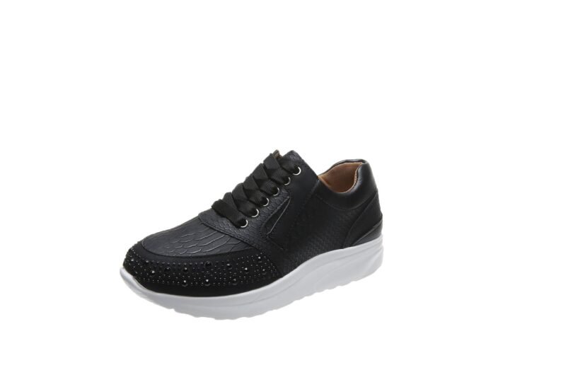 Women Rhinestone Shiny Sneakers - Image 6