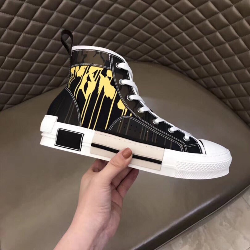 Women Floral Shade Lined High Sneakers - Image 7