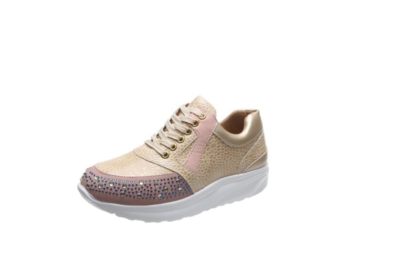 Women Rhinestone Shiny Sneakers - Image 7